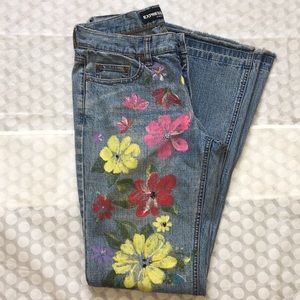 Express Vintage Hand-Painted Limited Edition Jeans